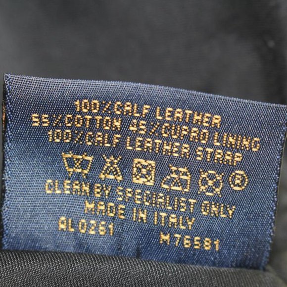 Louis Vuitton Size 60 Black Leather Monogram Shadow Cap Baseball Hat 123lv19 - Picture 5 of 12